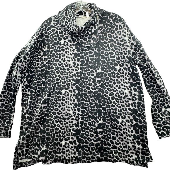 Soft‎ Surroundings Oversized Turtleneck W/ Pockets Women’s Size Medium Stretch - Picture 1 of 12